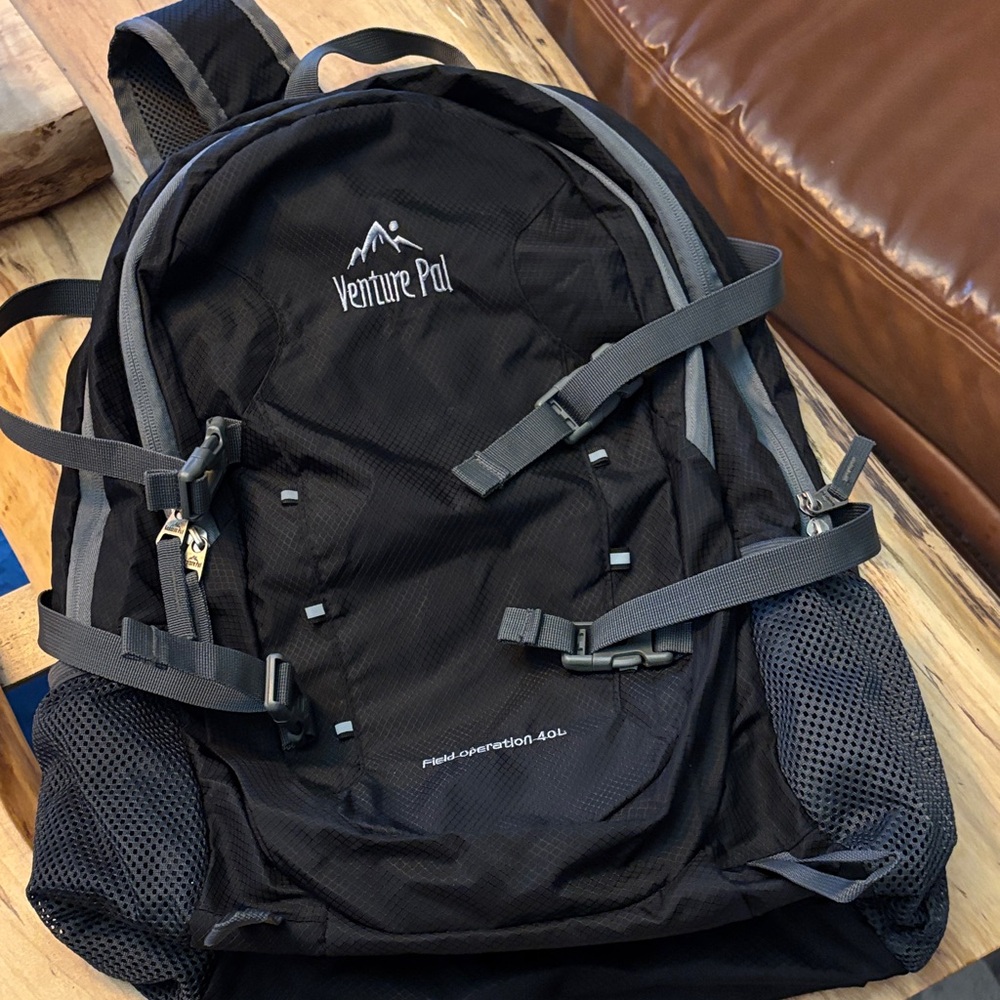 Venture Pal Black Backpack